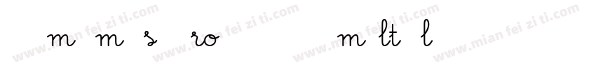 Memimas Pro Medium ltalic字体转换